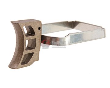 AW Custom Hi Capa Trigger Kit #0 for Tokyo Marui/WE/AW Hi Capa GBB Series (Curved Trigger) - Tan