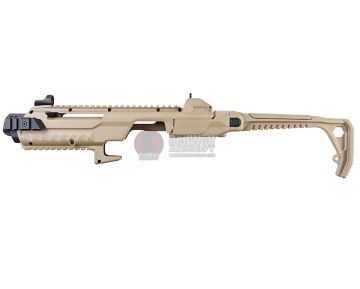 AW Custom Polymer Tactical Carbine Conversion Kit for Tokyo Marui G17/AW Custom VX01/VX02/WE G Series-TAN