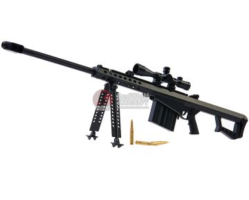 Blackcat Airsoft Mini Model Gun M82A1 (Scale 1:4) - Black