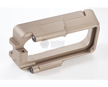 Blackcat Airsoft CNC Aluminium Magwell for M4 AEG / GBB Series - Tan