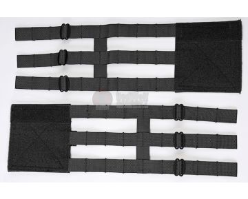 Crye Precision (By ZShot) Adaptive Vest System (AVS) 3-Band Skeletal Cummerbund (L Size / Black)