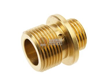 Dynamic Precision Stainless Steel Silencer Adapter M11 CW to M14 CCW - Gold