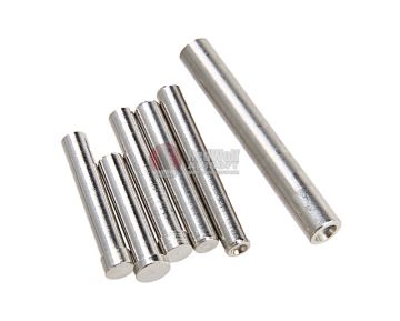 Dynamic Precision Stainless Steel Pin Set for Tokyo Marui G17/ G18C GBB - Silver