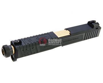 EMG SAI Tier One Slide Kit (by G&P) - Gold Barrel for Umarex G17 GBB Pistol