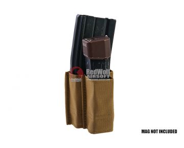 Esstac 5.56 1+1 KYWI Shorty Magazine Pouch - Coyote Brown