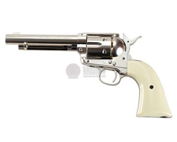 Umarex Revolver SAA .45 CO2 Metal (6mm, Nickel Pearl) (by WinGun)