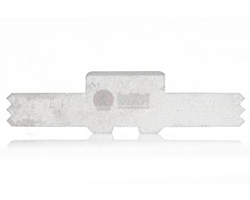 Guns Modify Extended Slide Lock with Marking for Tokyo Marui 17/18/26/26 advance - Silver