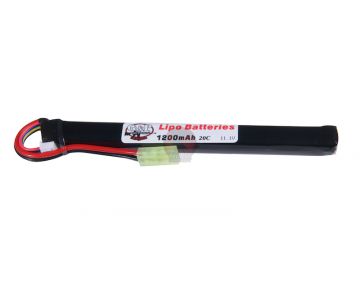 G&P Lipo Battery 11.1v 1200mAh (30C) (AK Stick Type, Tamiya Plug)