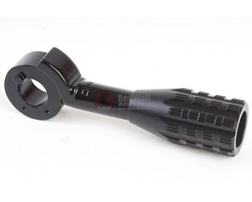 ARES Striker Cocking Handle (Zine Alloy CNC, Type 3) - Gloss Black