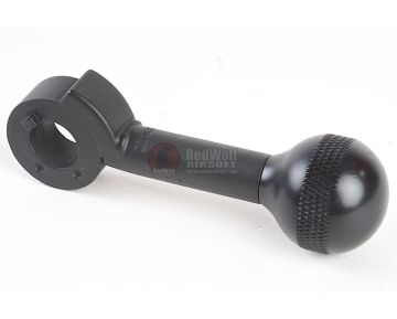 ARES Striker Cocking Handle (Zine Alloy CNC, Type 2) - Matt Gray