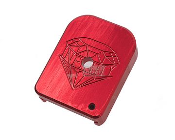 Gunsmith Bros Magazine Base Pad SV Diamond Style - Red