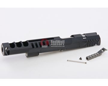 Gunsmith Bros Aluminum TWO TWO Open 6 inch for Tokyo Mauri Hi-Capa 5.1 GBB Pistol - Black