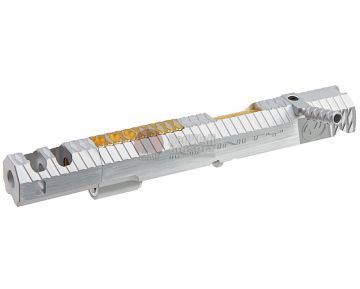 Gunsmith Bros CNC Aluminum IMM Big Rhombus Open Slide Set for Tokyo Hi-Capa Series - Silver
