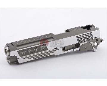 Gunsmith Bros CNC Aluminum STARS Standard Slide Kit Set for Tokyo Marui Hi-Capa Series - Titanium 2 Tone