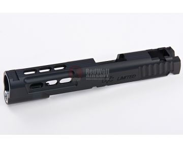 Gunsmith Bros CNC Aluminum STI DVC STD Single Slide for Tokyo Marui Hi-Capa GBB Series - Black
