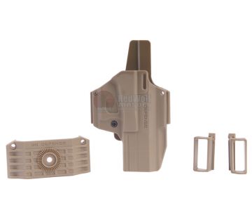 IMI Defense Z8017 MORF X3 Polymer Holster for Glock 17 - Tan