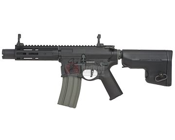 EMG Sharps Bros 'Warthog' Licensed Full Metal Advanced AEG Rifle - 7 inch SBR Black (by ARES)