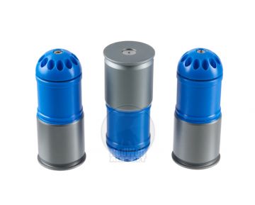 MAG 40mm Grenade Airsoft (120 rounds, 3pcs) - Blue