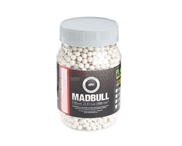 Madbull 6mm Airsoft BBs 0.40g for Snipers (2000rds / Bottle) - White Color