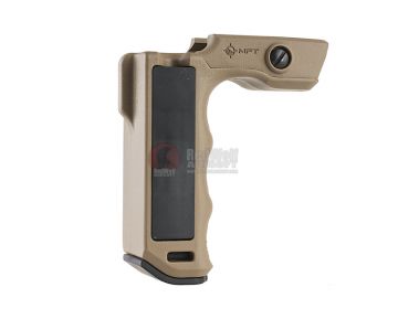 MFT React Magwell Grip (RMG). Allows less effort to direct muzzle - FDE