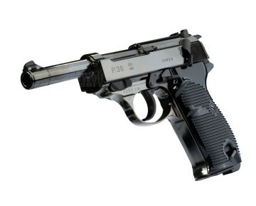 Maruzen P38 AC40 (Black Metal) GBB Airsoft Pistol