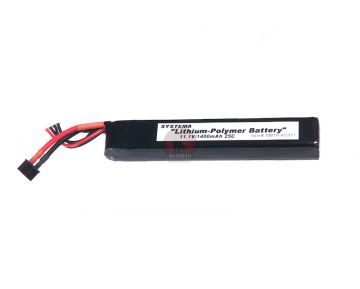 Systema Li-Po Battery Special use for M4-A1-MAX First Variant 11.1V / 1400mAh 25C  M130 / M150 Cylinder Unit- mini deans