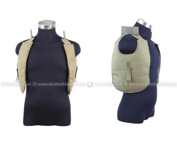 PANTAC Outer Tactical Vest Under Arm Pads (Khaki, Cordura) 
