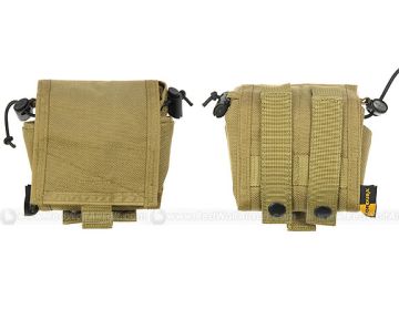 PANTAC Molle Folding Magazine Drop Pouch (Khaki / CORDURA)