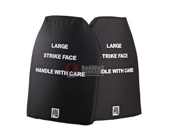 PTS SAPI Dummy Plates (Front and Back) - Large (Black)