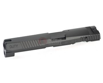 Detonator Aluminum Slide Set for KJ Works CZ P-09 Duty (ASG Licensed) - Black