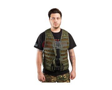 Technikom 6SH116 (Senior Rifleman) Vest- No Backpack & Pouches - Digital Flora
