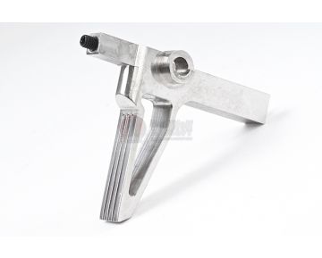G&P GBB Stainless Steel Flat Trigger for WA M4A1 Series / G&P GBB M4A1 Series Metal Body - Silver