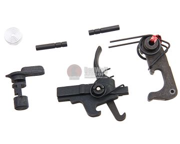 Z-Parts 3 Round Burst AR Trigger Set (Steel) for G&P / WA / Inokatsu M4 GBBR Airsoft - Black