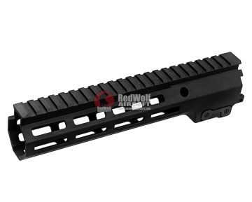 Z-Parts MK16 Rail (Aluminum, 9.3 inch with Barrel Nut) for GHK M4 GBBR Airsoft - Black