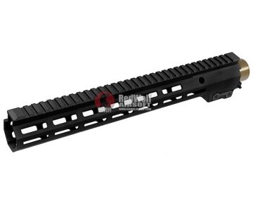 Z-Parts MK16 Rail (Aluminum, 13.5 inch with Barrel Nut) for GHK M4 GBBR Airsoft - Black