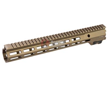 Z-Parts MK16 Rail (Aluminum, 13.5 inch with Barrel Nut) for Systema PTW M4 AEG Airsoft - DDC