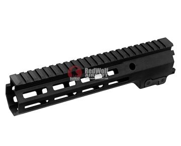 Z-Parts MK16 Rail (Aluminum, 9.3 inch with Barrel Nut) for Systema PTW AEG Airsoft - Black