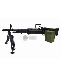 A&K Full Metal M60 Airsoft AEG LMG  - Black 0