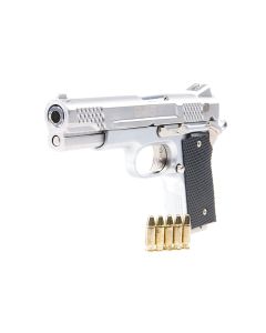 Blackcat Airsoft 1:2 Scale High Precision Mini Model Gun 945 - Silver 0