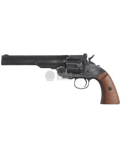WinGun Break Top Major 3 1877 Airsoft Revolver CO2 793 (Brown Grip, 6mm Version) - Antique Black 1