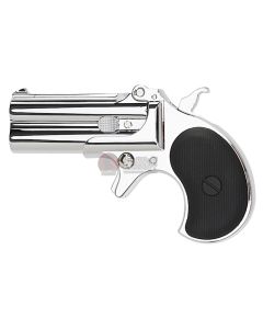 MAXTACT Derringer Full Metal 6mm Green Gas Airsoft Pistol - Silver 1