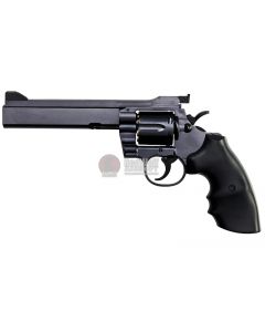 Tokyo Marui Python PPC Custom Airsoft Spring Revolver 6 inch - Black 1