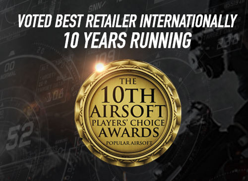 RedWolf Airsoft has been publicly voted as the winner in the Best Retailer category every year since 2010